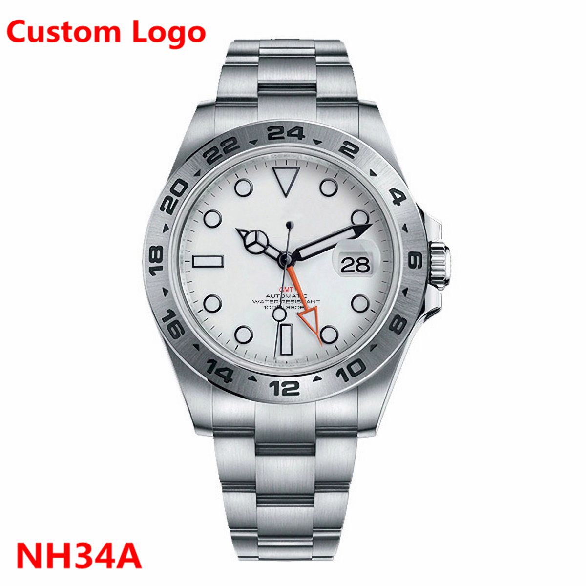 Jewelry For Watches - Custom Luxury 39mm NH34 Automatic Mechanical