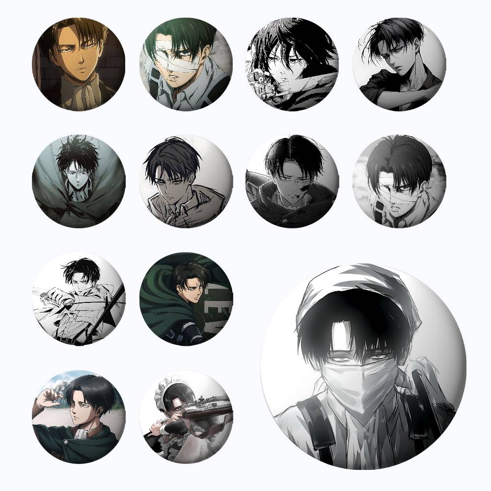 Levi Jewelry & Watches Inc - A-Attack On Titan Levi Badges Tinplate