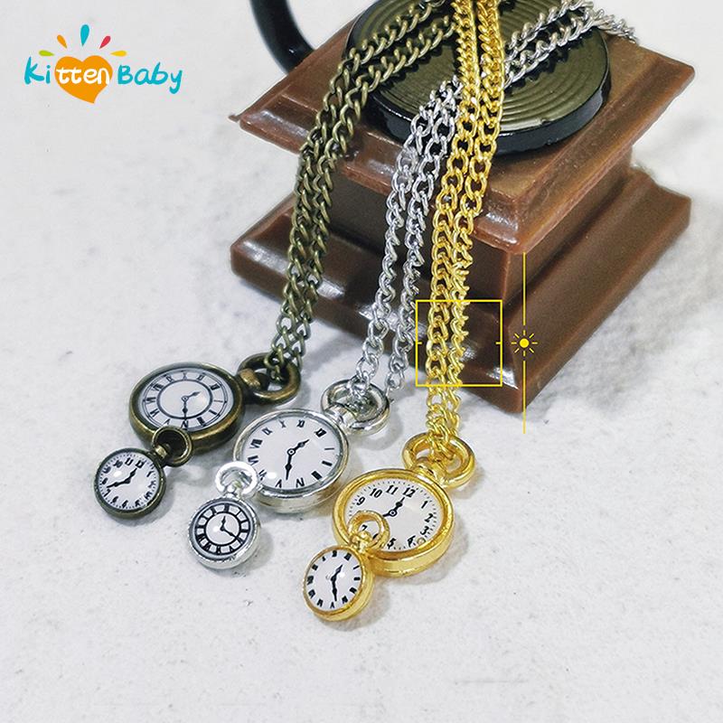 Vintage Pocket Watch - 1:12 Dollhouse Vintage Miniature Model Pocket