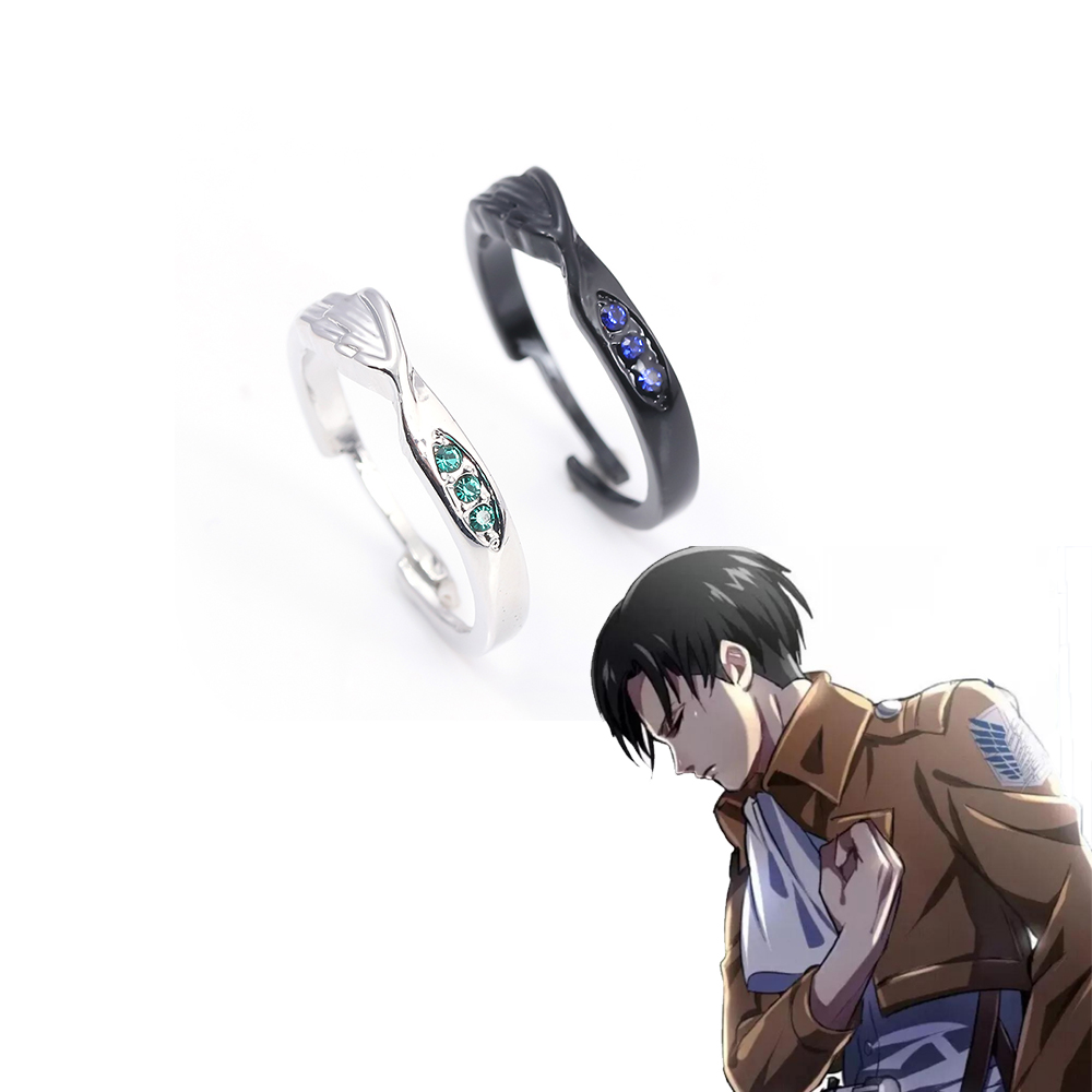 Anime Attack On Titan Rings An - Levi Jewelry & Watches Inc ulasan dan harga