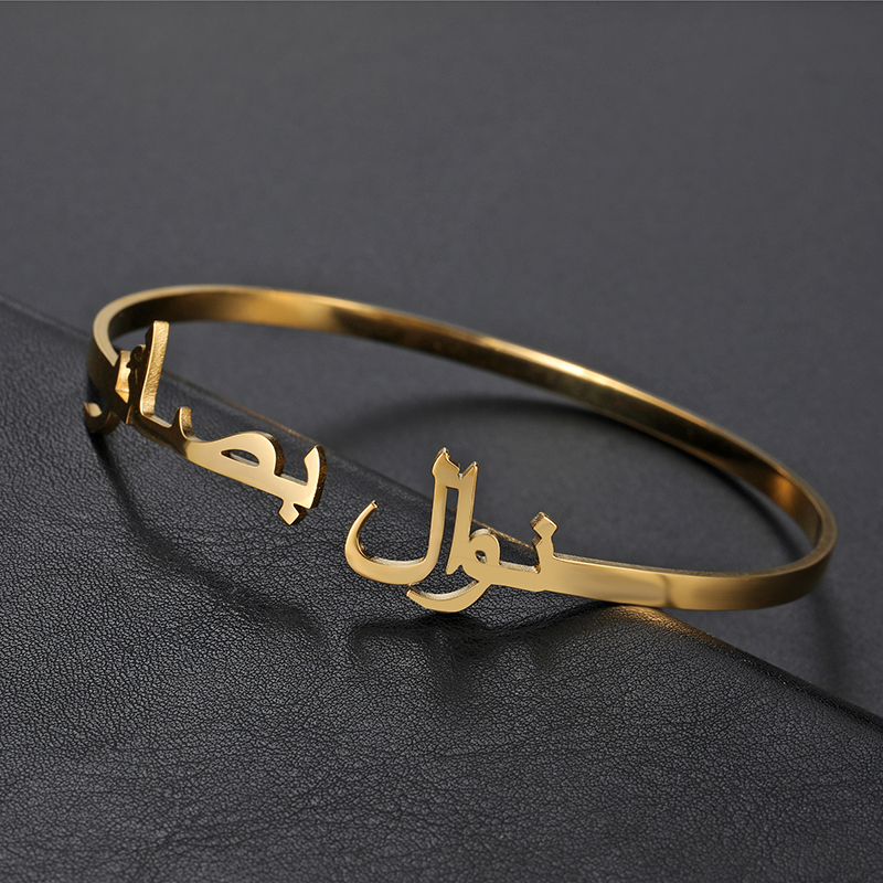 Kcaco Customized Letter Name B - Cuff Bangle Bracelet ulasan dan harga
