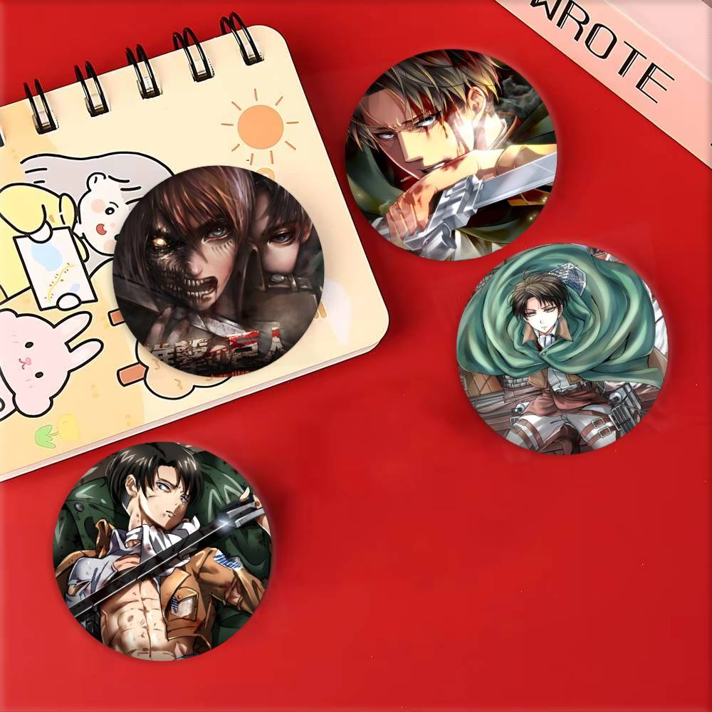 Anime L-LEVI ACKERMAN Badge Ti - Levi Jewelry & Watches Inc ulasan dan harga