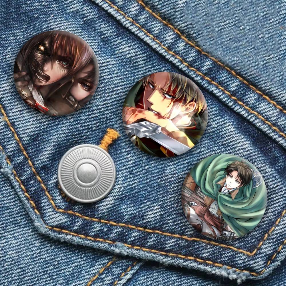 Anime L-LEVI ACKERMAN Badge Ti - Levi Jewelry & Watches Inc ulasan dan harga