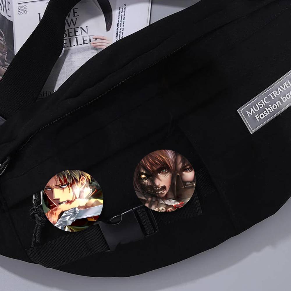 Anime L-LEVI ACKERMAN Badge Ti - Levi Jewelry & Watches Inc ulasan dan harga