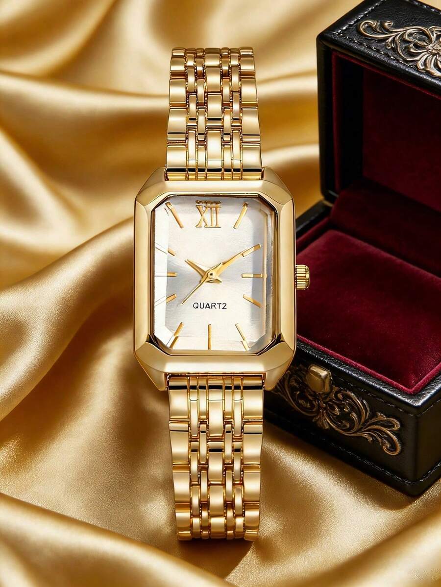 Womens Square Case Quartz Watc - Jewelry For Watches ulasan dan harga