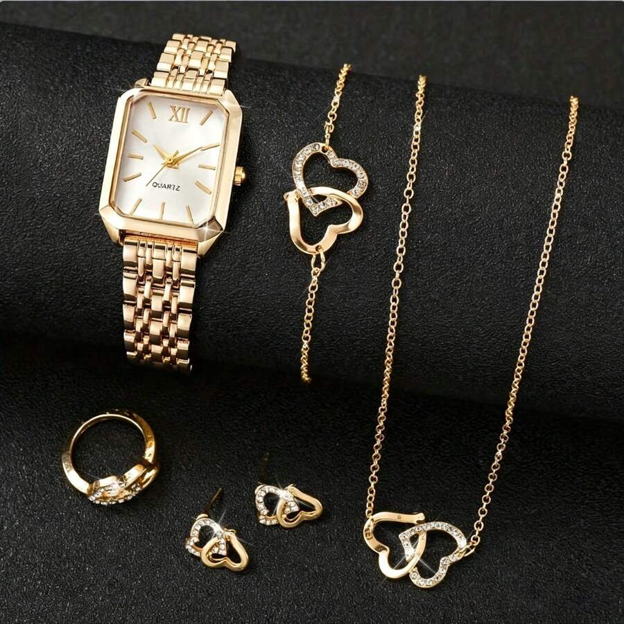 Womens Square Case Quartz Watc - Jewelry For Watches ulasan dan harga