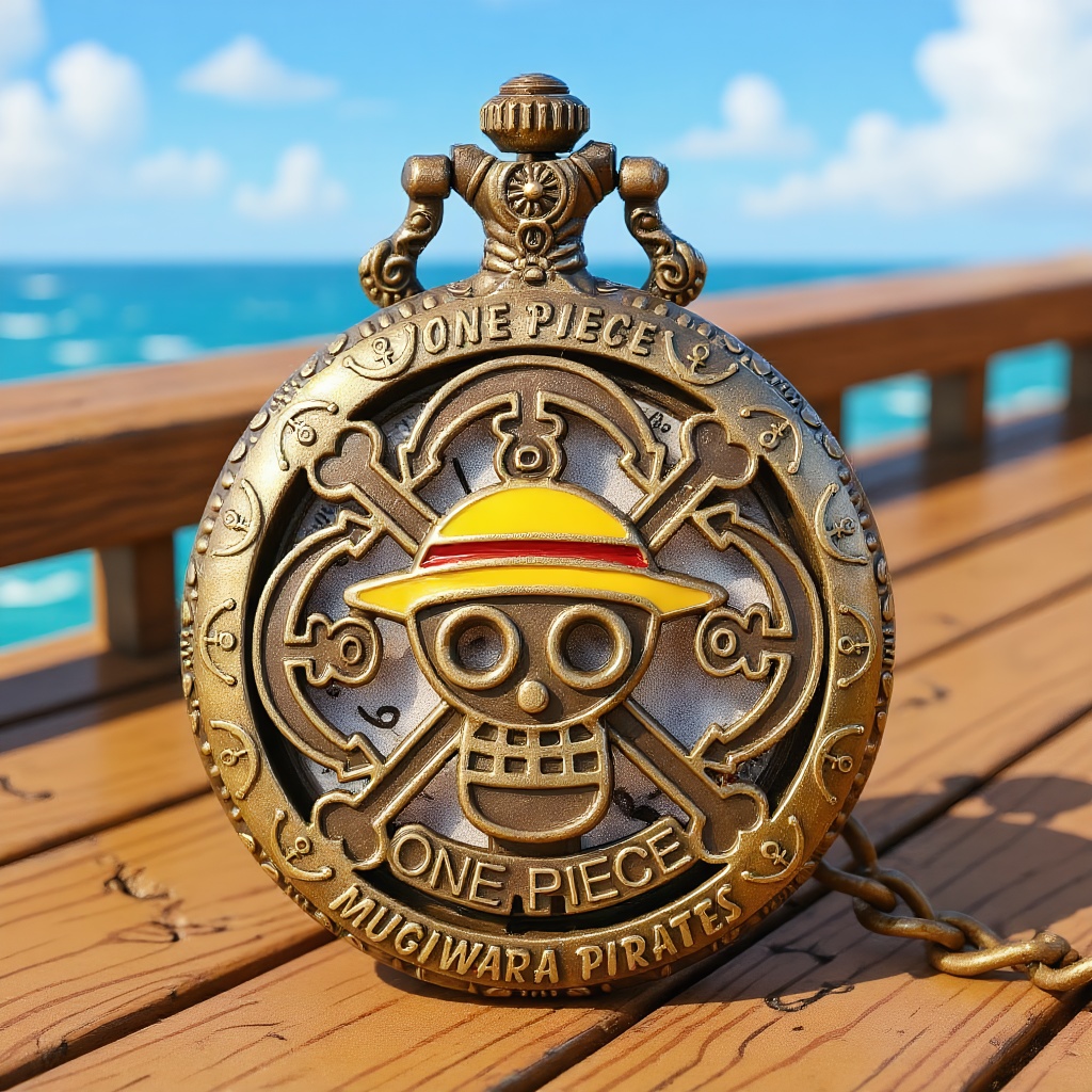 One Piece Anime Pocket Watch,  - Vintage Pocket Watch ulasan dan harga