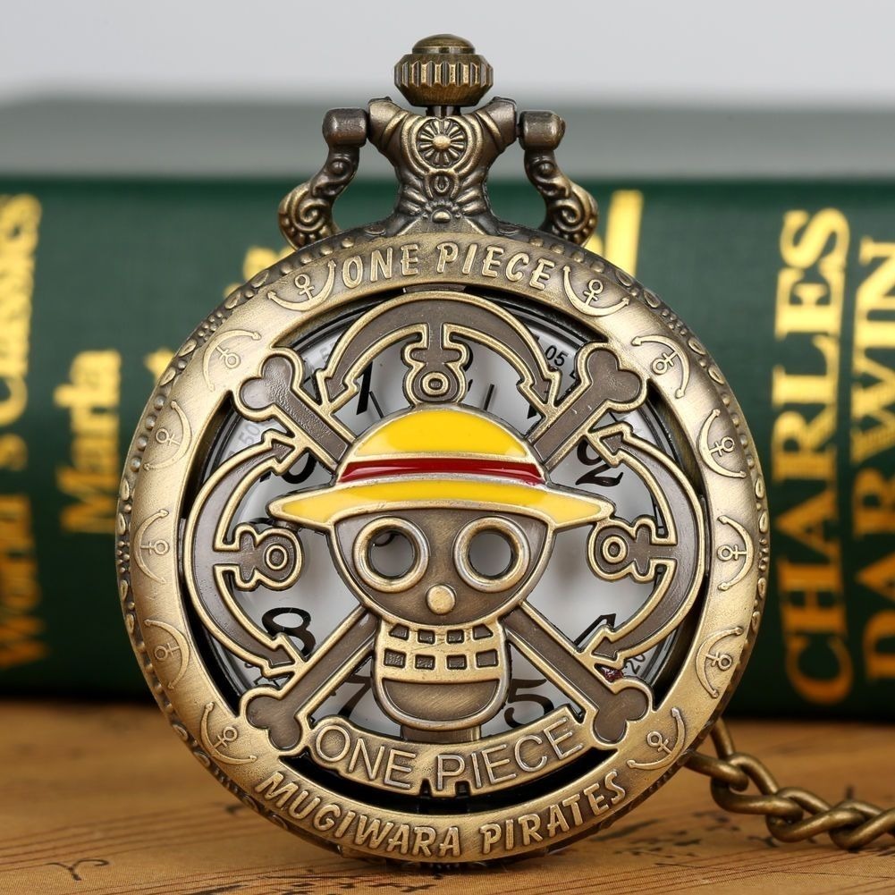 One Piece Anime Pocket Watch,  - Vintage Pocket Watch ulasan dan harga
