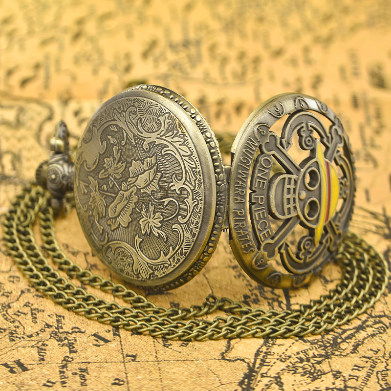 One Piece Anime Pocket Watch,  - Vintage Pocket Watch ulasan dan harga