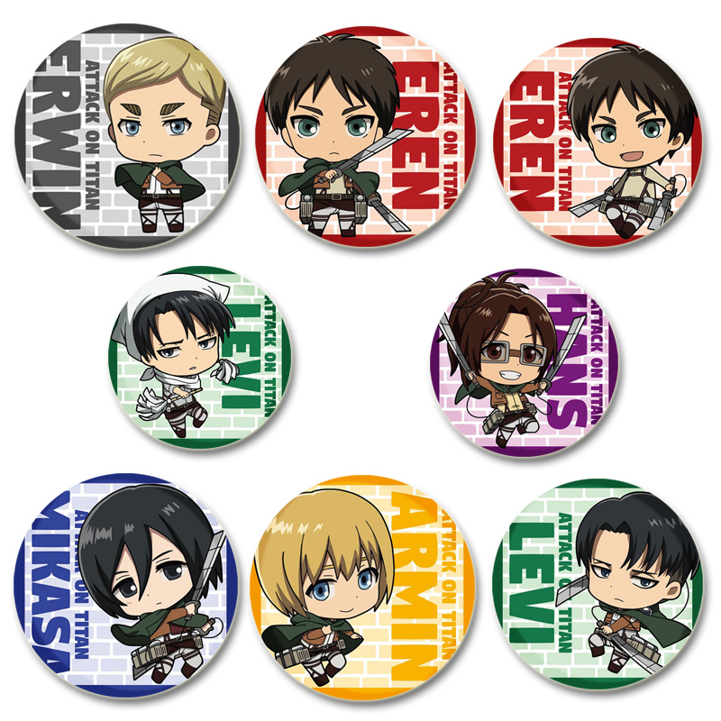 Attack on Titan Badge Handmade - Levi Jewelry & Watches Inc ulasan dan harga