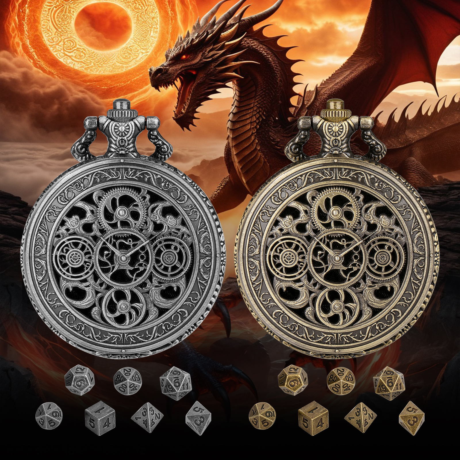 YISUYA Vintage Gears Pocket Wa - Vintage Pocket Watch ulasan dan harga