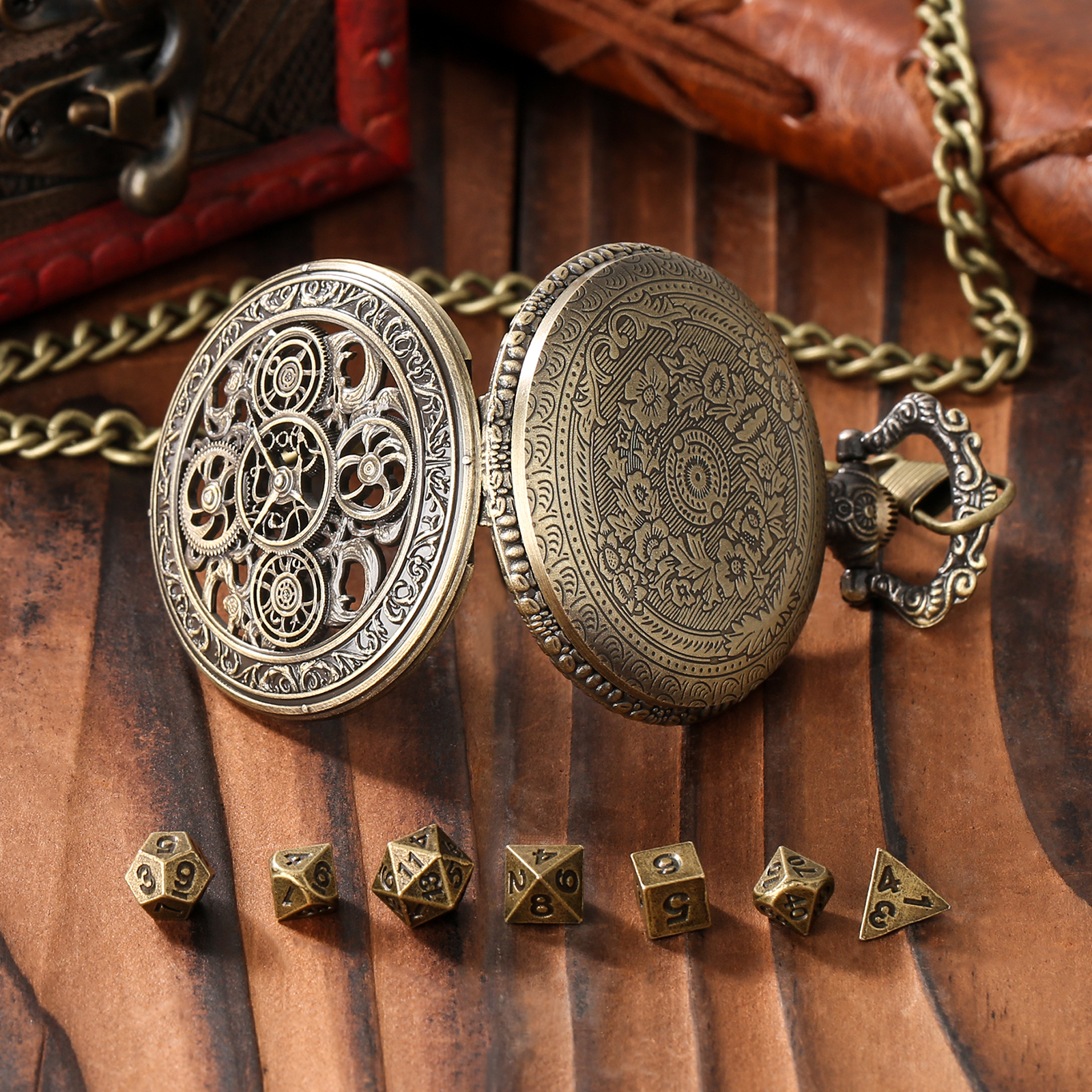 YISUYA Vintage Gears Pocket Wa - Vintage Pocket Watch ulasan dan harga