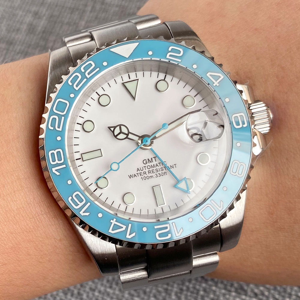 Customized 40mm Ice Blue Dial  - Jewelry For Watches ulasan dan harga