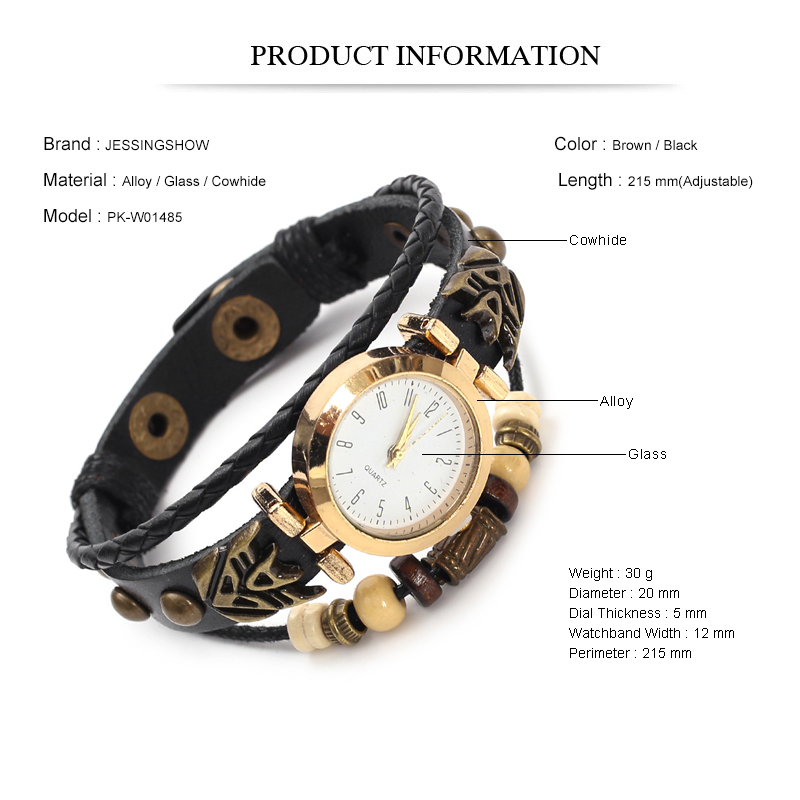 Vintage Leather Quartz Watch H - Vintage Pocket Watch ulasan dan harga