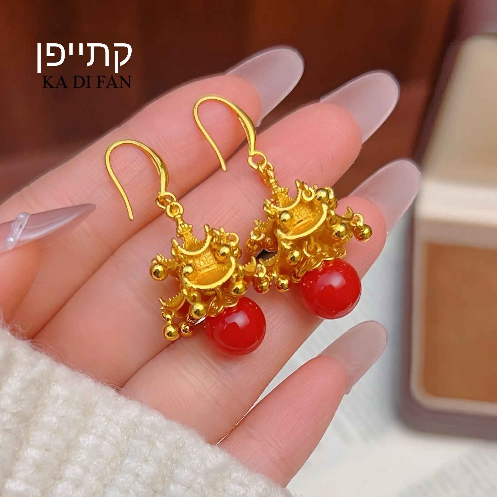 Vintage Court Style Sand Gold  - Shop Jewelry & Watches Near Me ulasan dan harga