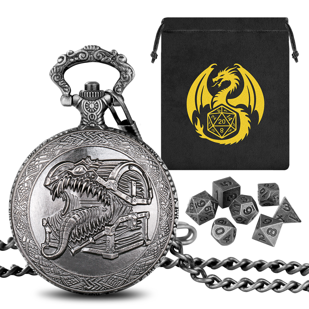 Vintage Tongue Treasure Box Me - Vintage Pocket Watch ulasan dan harga