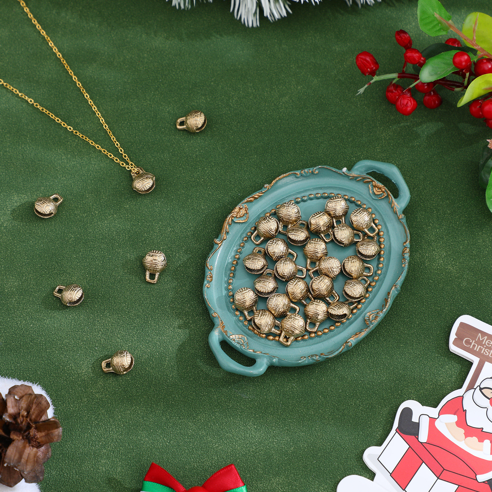 30Pcs 11Mm Tiger Head Jingle B - Shop Jewelry & Watches Near Me ulasan dan harga