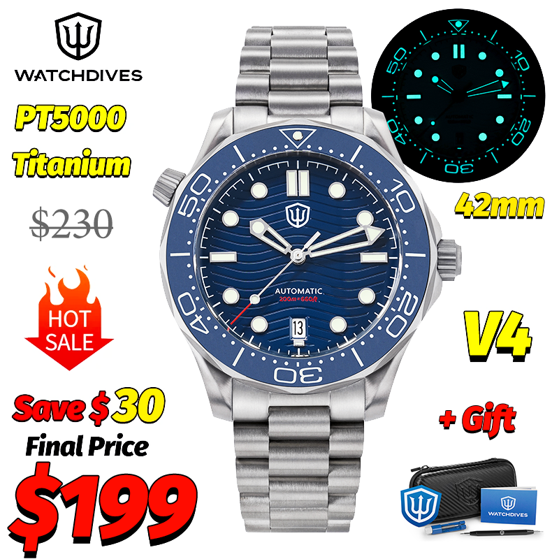 Watchdives WD007 V4 007 NTTD M - Jewelry For Watches ulasan dan harga