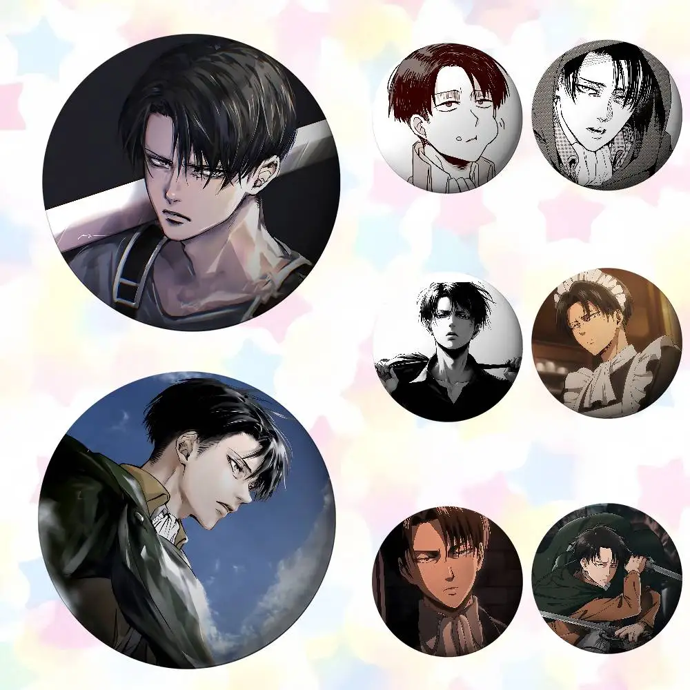 L-Levi A-Ackerman Badges Tinpl - Levi Jewelry & Watches Inc ulasan dan harga