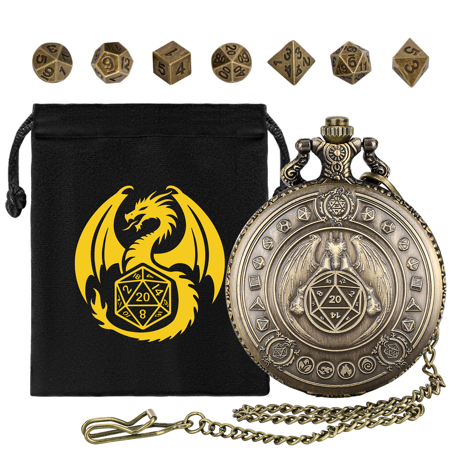 Vintage Bronze/Grey Black Meta - Vintage Pocket Watch ulasan dan harga