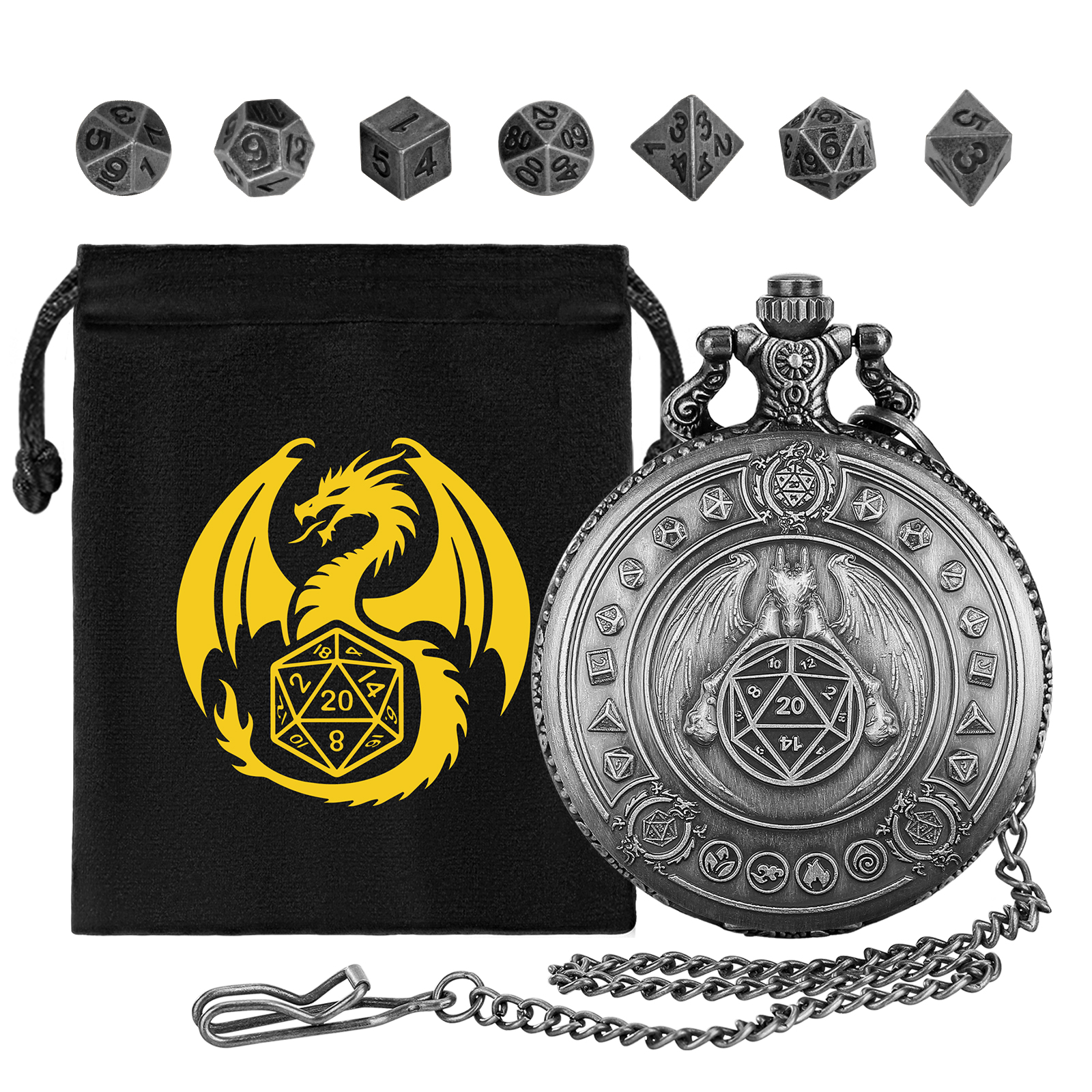 Vintage Bronze/Grey Black Meta - Vintage Pocket Watch ulasan dan harga