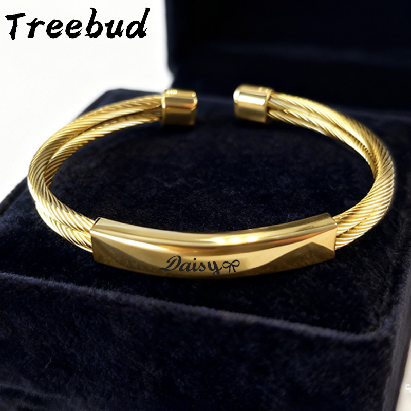 Treebud Custom Names Bangle fo - Cuff Bangle Bracelet ulasan dan harga
