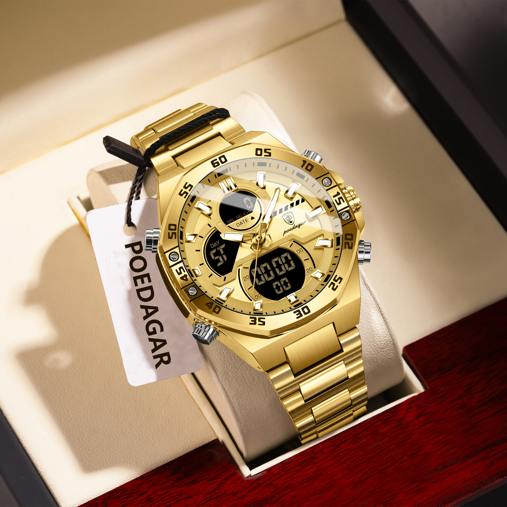 POEDAGAR Sport Men Watch LED W - Jewelry For Watches ulasan dan harga