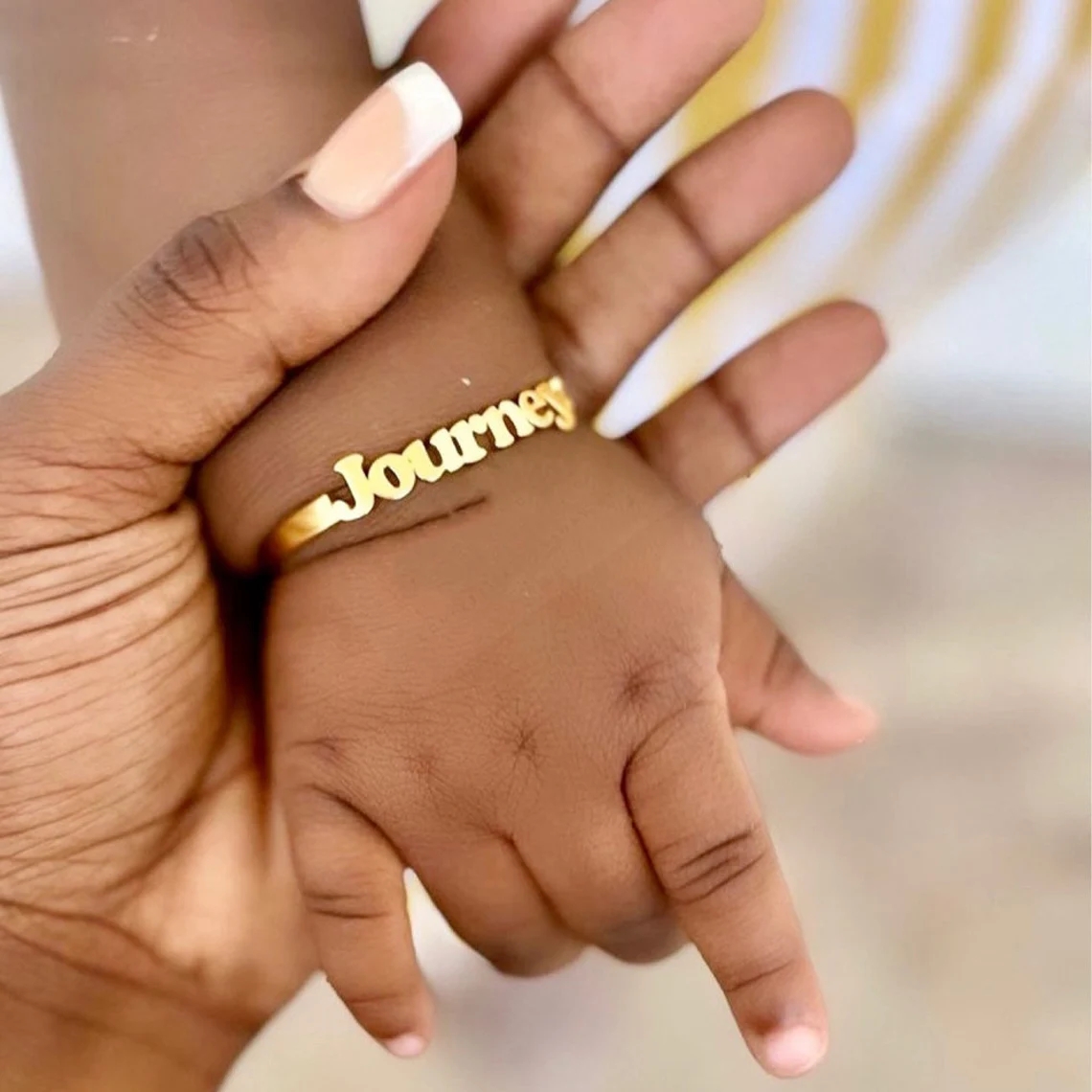 Personalized Custom Children's - Cuff Bangle Bracelet ulasan dan harga