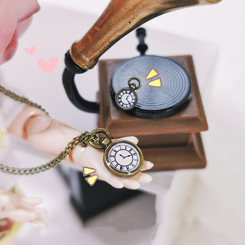 1:12 Dollhouse Vintage Miniatu - Vintage Pocket Watch ulasan dan harga