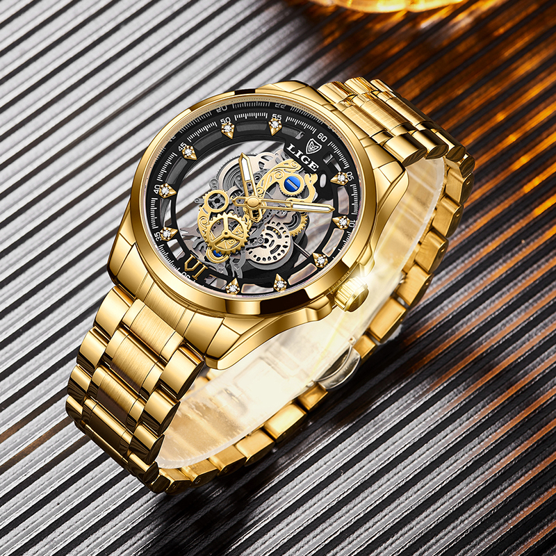 2026 LIGE Men Watch Skeleton A - Vintage Pocket Watch ulasan dan harga