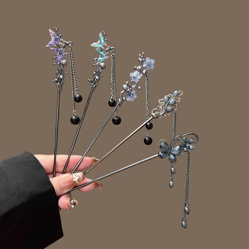 1 Pc Flower Hairpin Neo-chines - Shop Jewelry & Watches Near Me ulasan dan harga