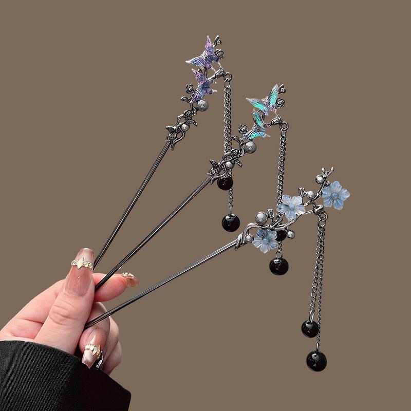 1 Pc Flower Hairpin Neo-chines - Shop Jewelry & Watches Near Me ulasan dan harga