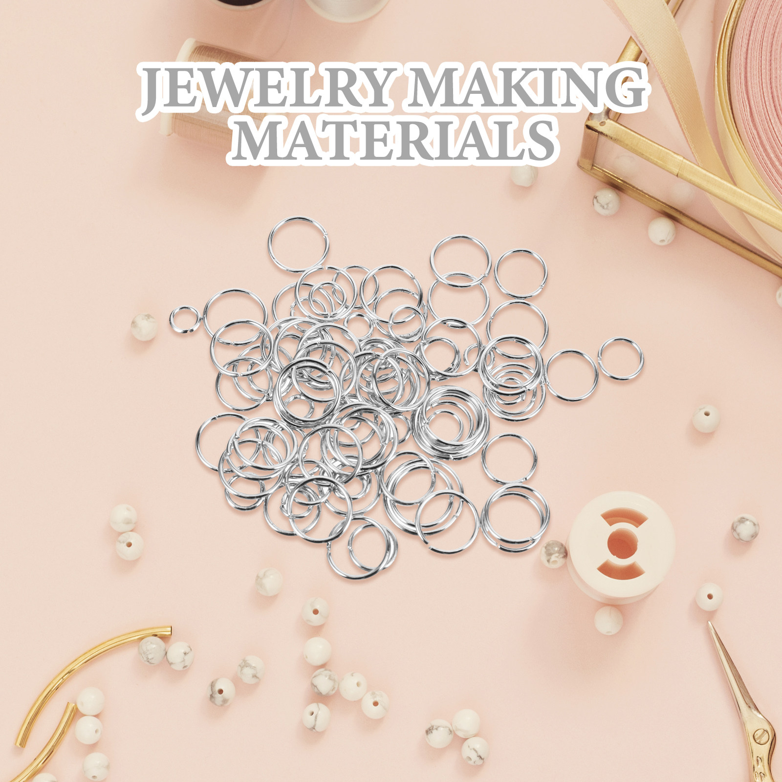 1200Pcs Iron Jump Rings Metal  - Jewelry Repair & Watches Photos ulasan dan harga