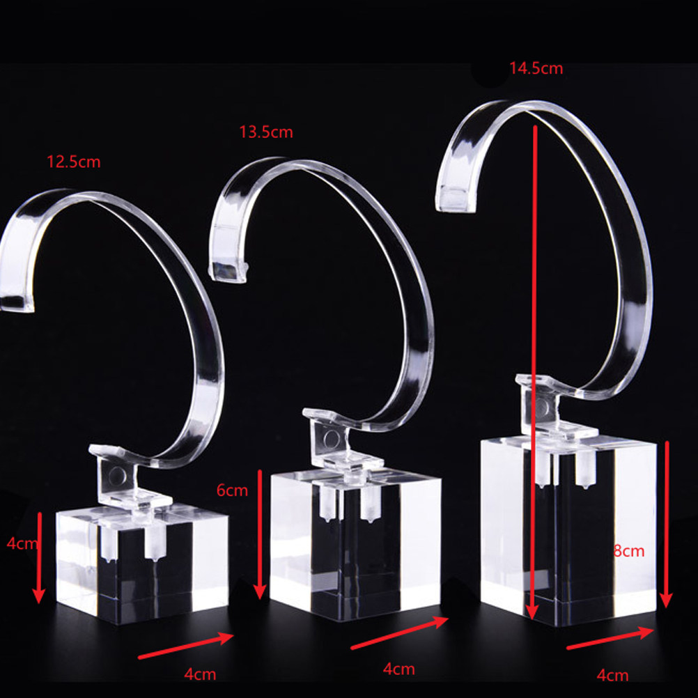 3Pcs Transparent Watch Display - Jewelry Shop Watches ulasan dan harga