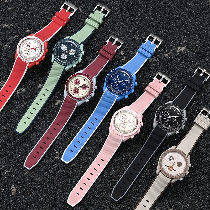 For Omega Swatch 20mm Curve Wa - Jewelry For Watches ulasan dan harga