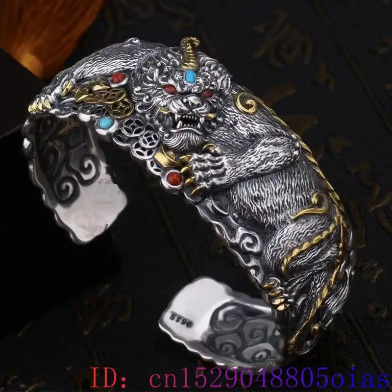 Lucky Pixiu Tiger Bracelet Nat - Cuff Bangle Bracelet ulasan dan harga