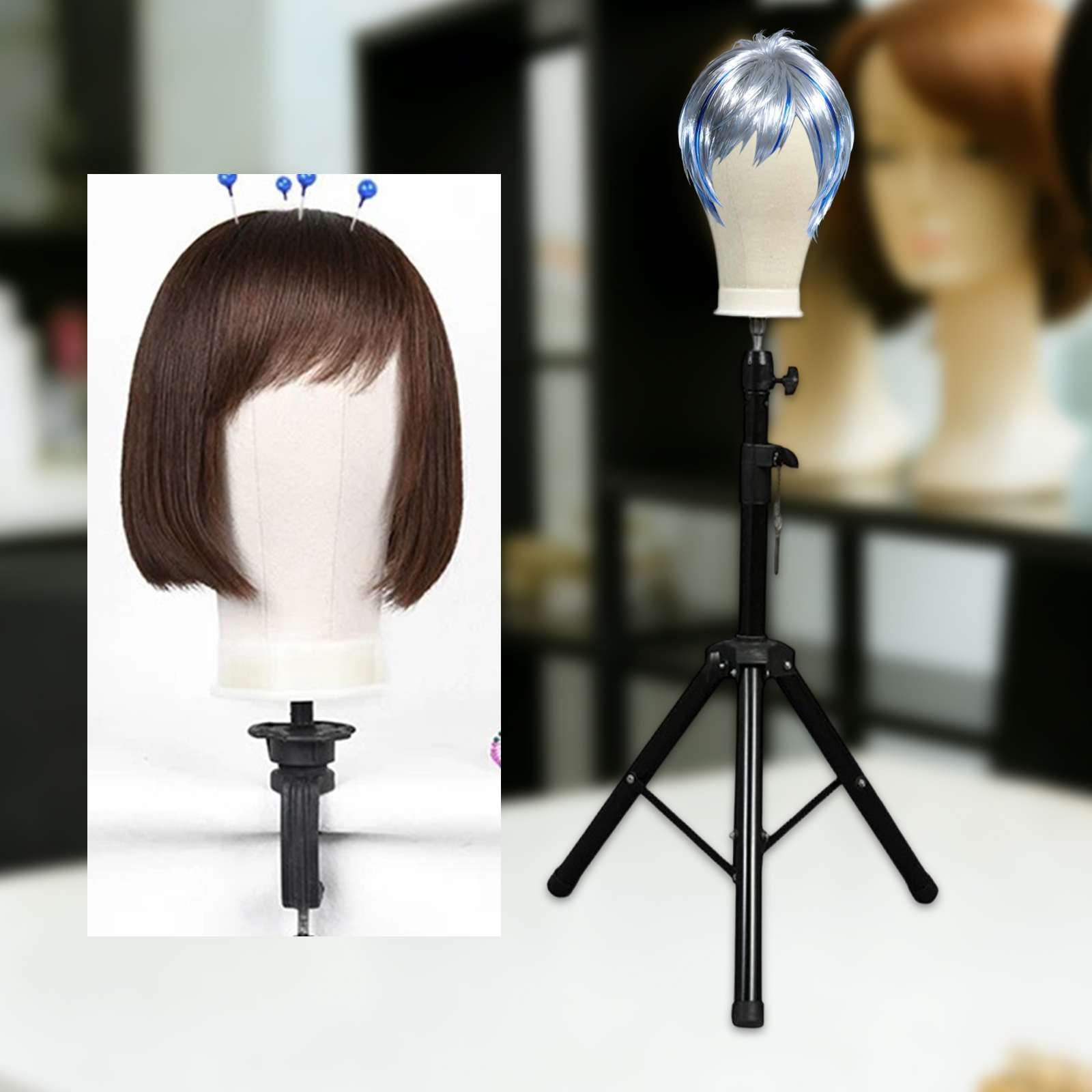 Wig Stand Model Mannequin Head - Shop Jewelry & Watches Near Me ulasan dan harga