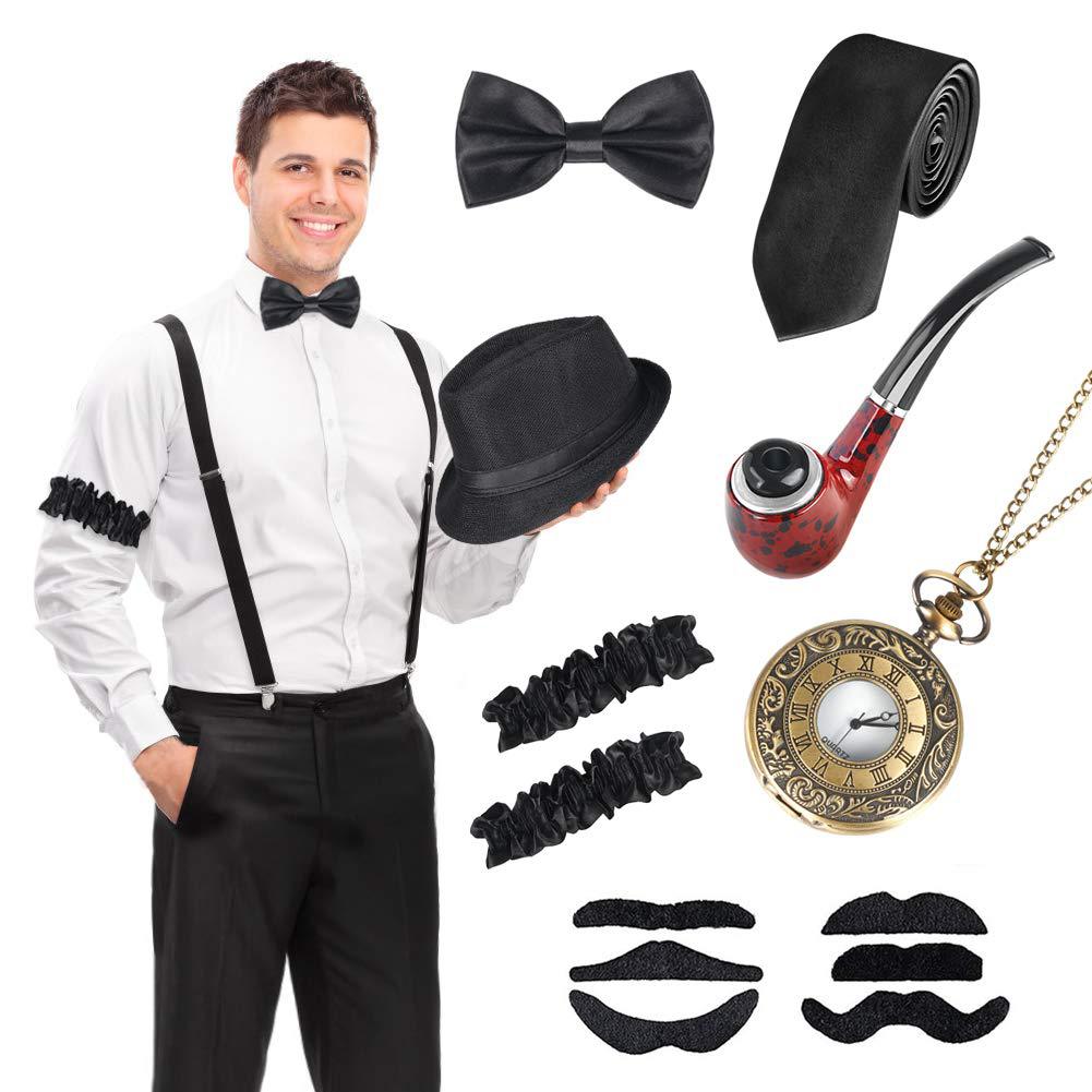 1920s Men's Ball Party Top Hat - Vintage Pocket Watch ulasan dan harga