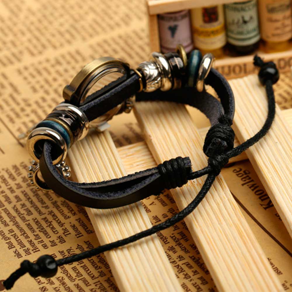 Handmade Butterfly Beads Brace - Vintage Pocket Watch ulasan dan harga