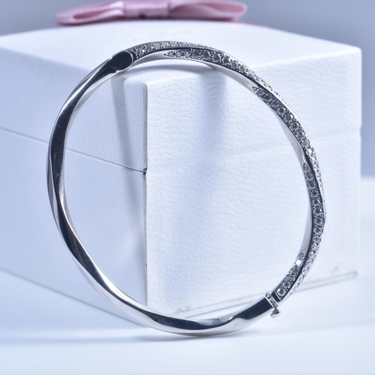 s925 Sterling Silver Bangle fo - Cuff Bangle Bracelet ulasan dan harga