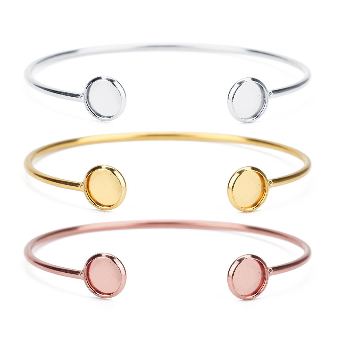 16.6cm Stainless Steel Bracele - Cuff Bangle Bracelet ulasan dan harga