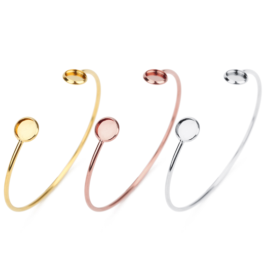16.6cm Stainless Steel Bracele - Cuff Bangle Bracelet ulasan dan harga