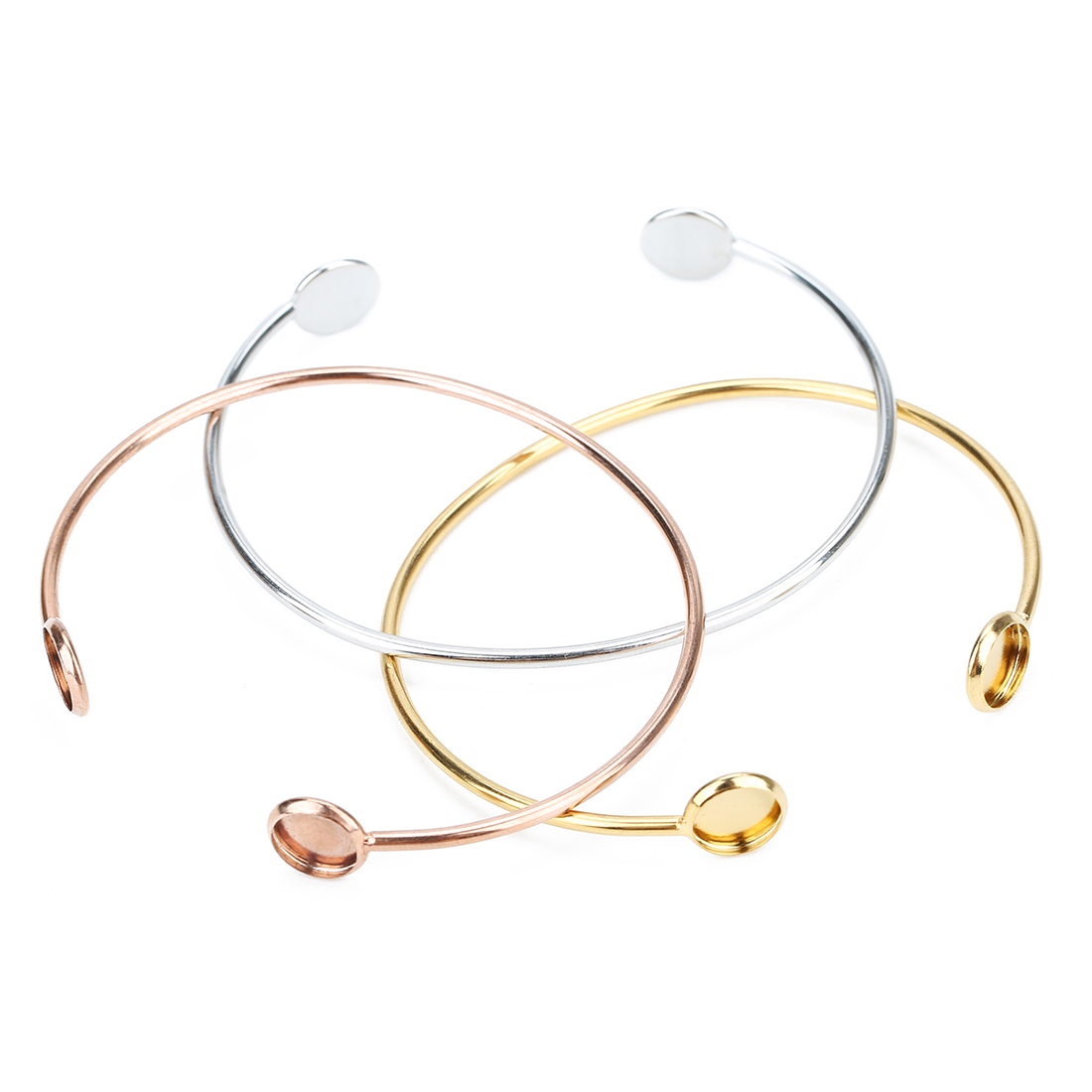 16.6cm Stainless Steel Bracele - Cuff Bangle Bracelet ulasan dan harga