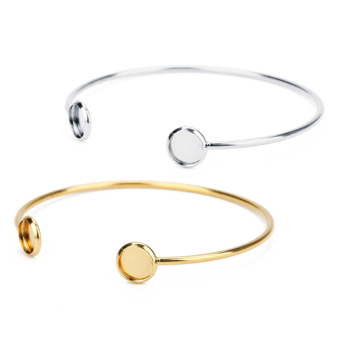 16.6cm Stainless Steel Bracele - Cuff Bangle Bracelet ulasan dan harga