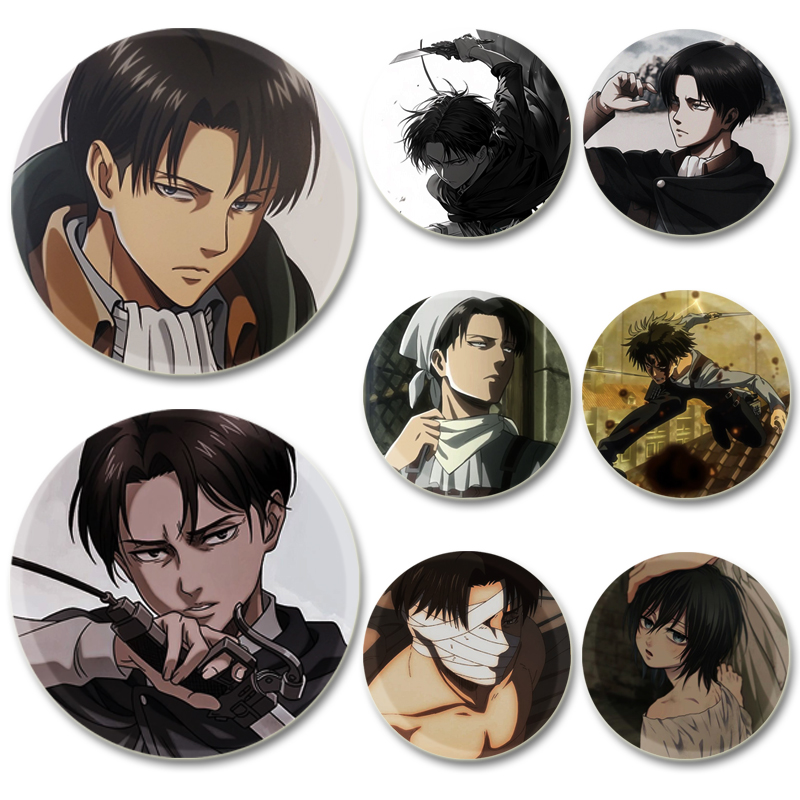 58mm Levi Ackerman Anime Chara - Levi Jewelry & Watches Inc ulasan dan harga