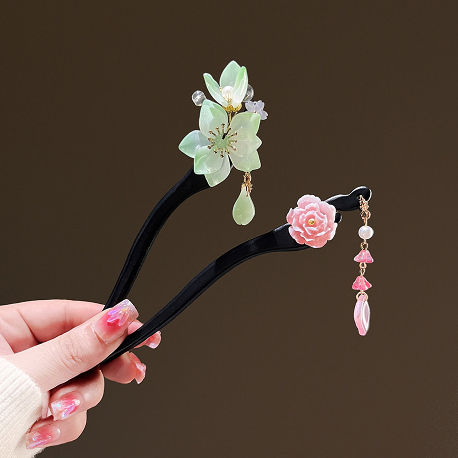 Trendy Flower Hairpin For Wome - Shop Jewelry & Watches Near Me ulasan dan harga