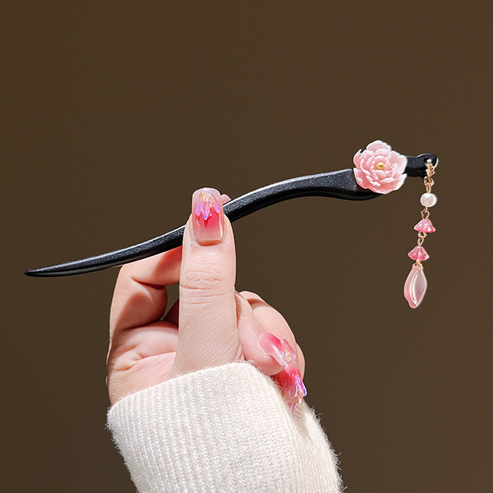 Trendy Flower Hairpin For Wome - Shop Jewelry & Watches Near Me ulasan dan harga