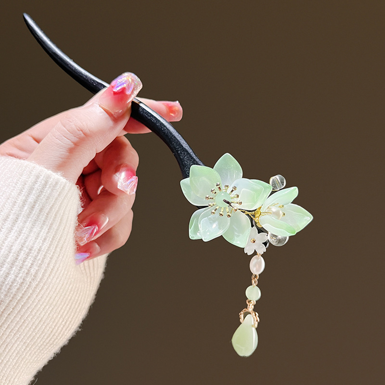 Trendy Flower Hairpin For Wome - Shop Jewelry & Watches Near Me ulasan dan harga
