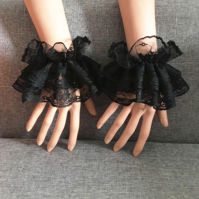 Lolita Short Hand Sleeve Glove - Cuff Bangle Bracelet ulasan dan harga