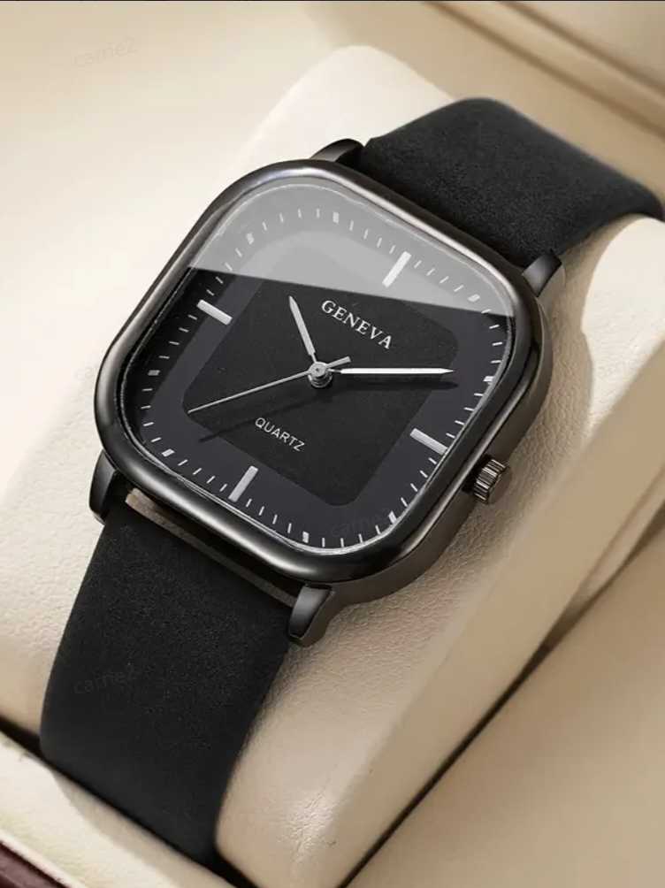 No gift box; men's leather str - Jewelry For Watches ulasan dan harga